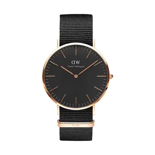 Catégorie Montres Montre Homme DANIEL WELLINGTON en Nylon Noir