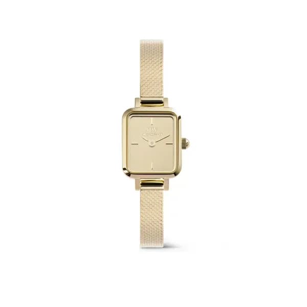 Daniel Wellington Montre quartz Femme Quadro mini Doré