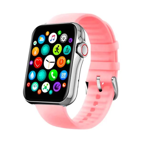 Smarty Montre Connectée Smarty Collection New Standing en Silicone Rose