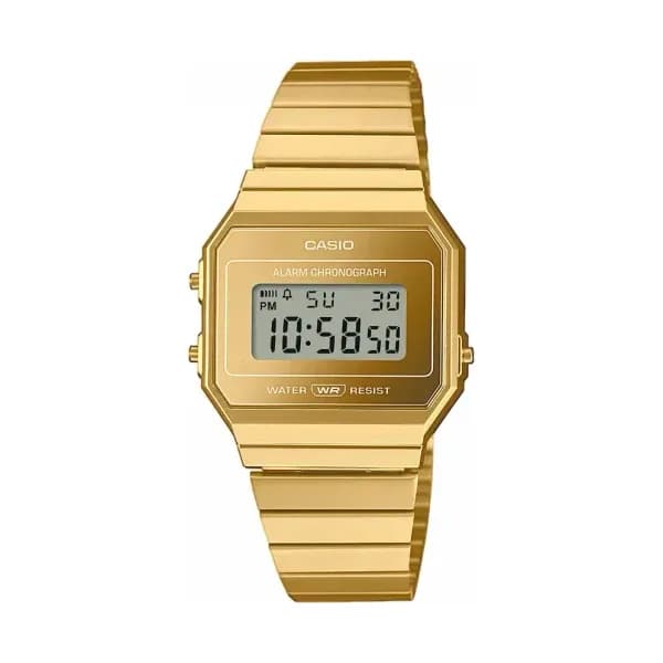 Casio Montre quartz Mixte Vintage iconic Doré
