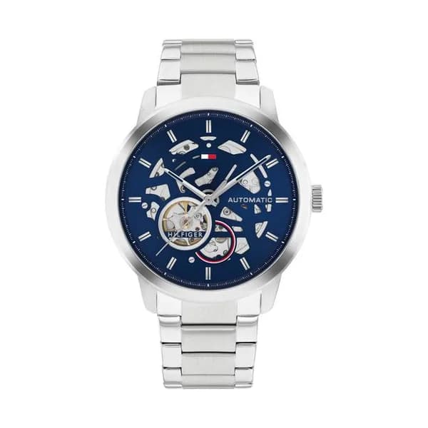 Tommy Hilfiger Montre Automatique Tommy Hilfiger en Acier Argenté