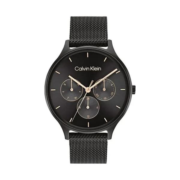 Calvin Klein Montre Calvin Klein Collection Timeless Multi en Acier et PVD Noir