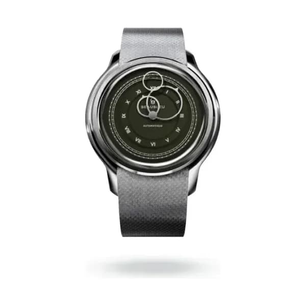 Beaubleu Montre Beaubleu la Pièce n°1 Vert Olive Bracelet Acier