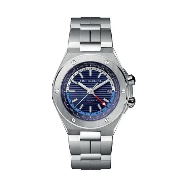 Michel Herbelin Montre Herbelin Cap Camarat GMT Homme Automatique GMT - 1445/B25