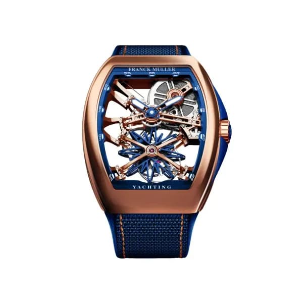 Franck Muller Montre mécanique Homme Vanguard Bleu