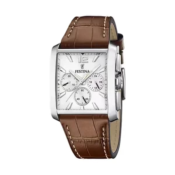 Festina Montre Analogique Homme Festina Cuir Marron F20636/1