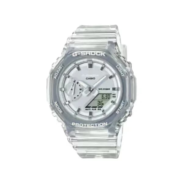 Casio Montre Casio Collection G-Shock Classic en Résine Transparent