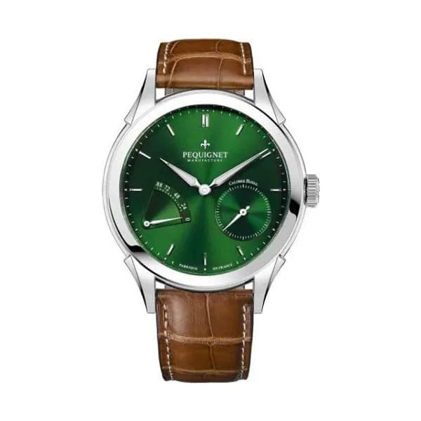 Pequignet Montre Pequignet Royale Origine Automatique Cadran Vert - 9010193-AGF