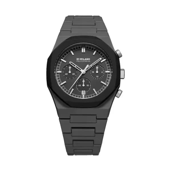 D1 Milano Montre Polychrono Black Blast 40.5mm PHBJ04