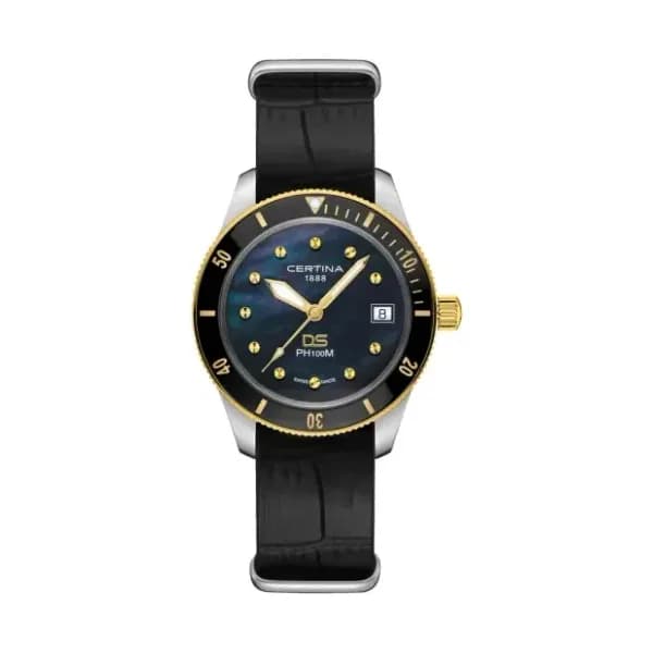 Certina Montre Certina DS PH100M Lady Quartz Cadran Noir