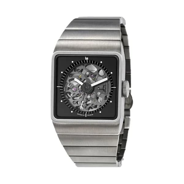 Lip Montre Lip Big TV Titane 671656- Homme - cadran Noir- -