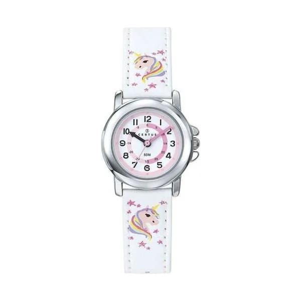 Certus Montre Certus en Cuir Blanc
