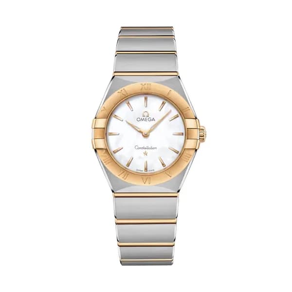 Omega Constellation 28 mm, acier - or jaune sur acier - or jaune