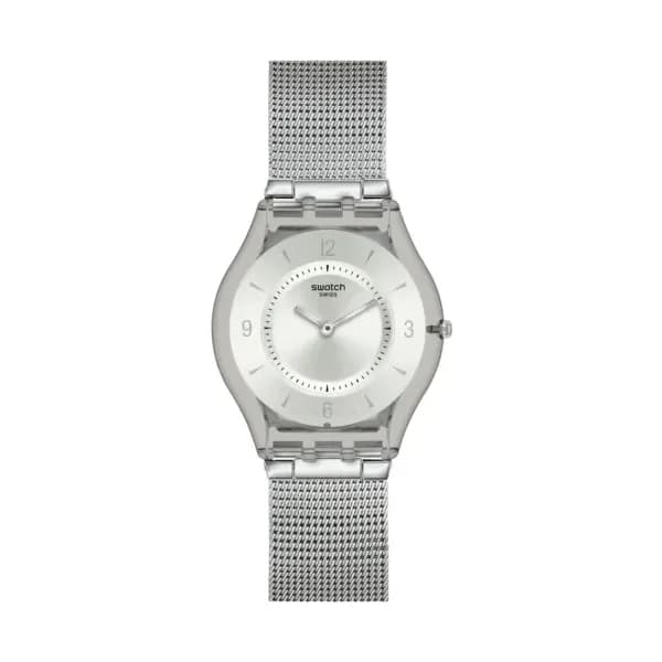 Swatch Montre quartz Femme Skin Argenté