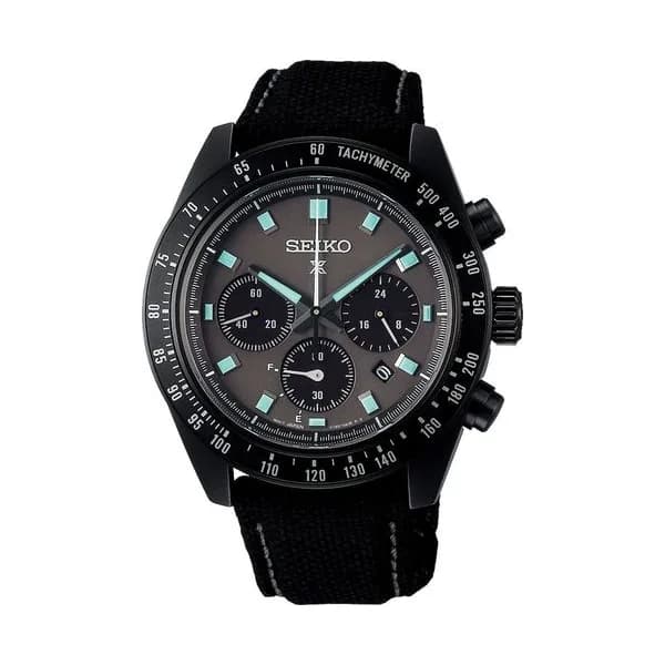 Seiko Montre Solaire Seiko Collection Prospex en Cuir Noir