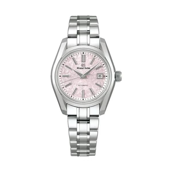 Grand Seiko Montre Grand Seiko Heritage 62GS "Sakura-Kakushi" cadran rose bracelet acier 30 mm