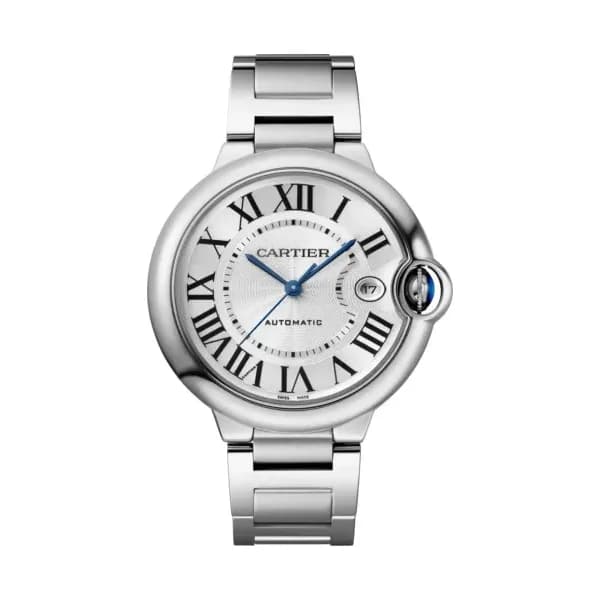 Cartier Montre automatique Homme Ballon bleu Argenté