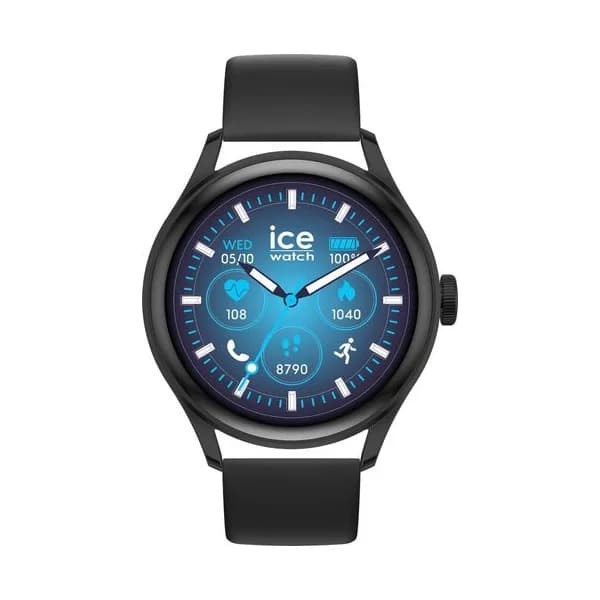 Ice Watch Montre Connectée Ice Watch Collection Ice Smart 3.0 en Silicone Noir