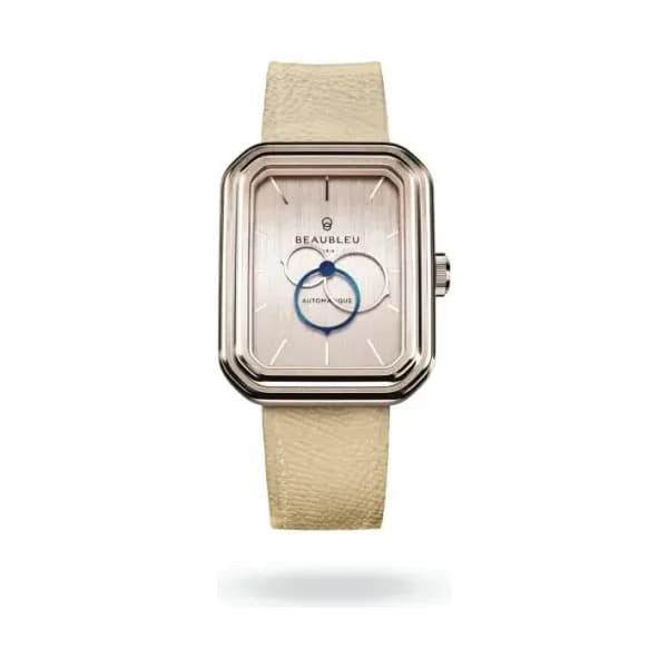 Beaubleu Montre Beaubleu Ecce Figura Sienna Bracelet Cuir Crème