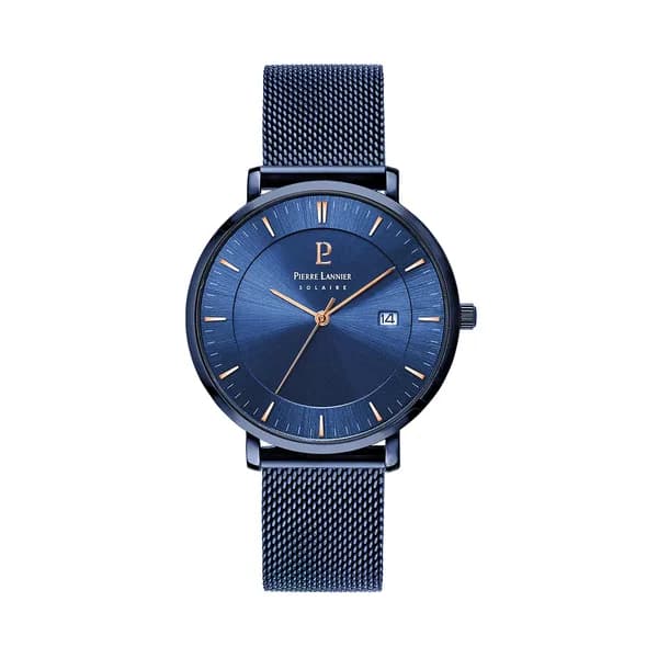Pierre Lannier Montre Pierre Lannier Collection Inti en Métal Bleu