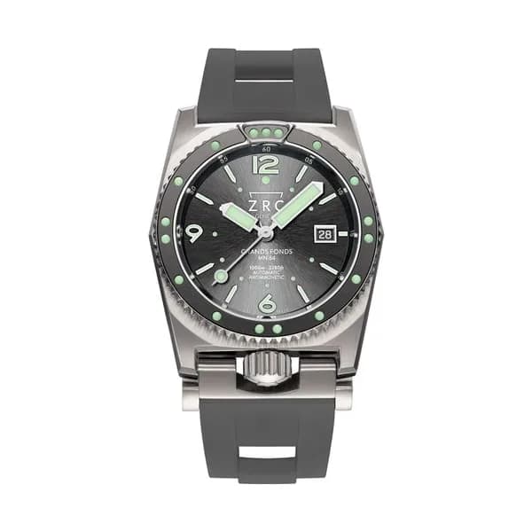 ZRC Montre ZRC Grands Fonds MN64 - Ruthenium - 41.5 mm - GF42103