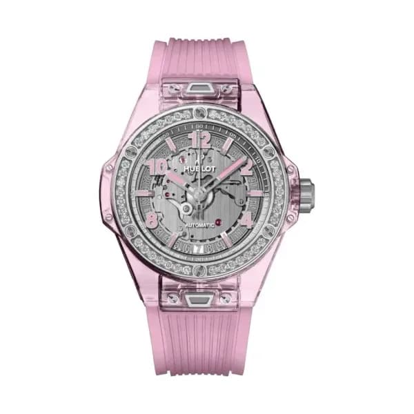 Hublot One Click Pink Sapphire Diamonds