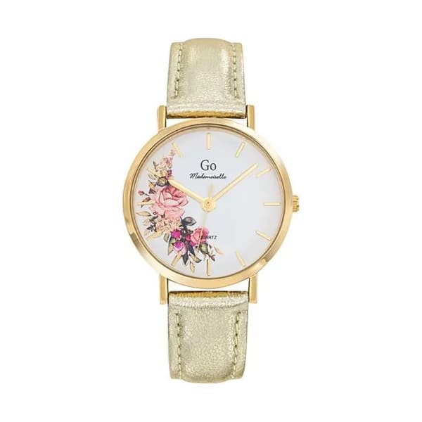 GO Mademoiselle Montre GO Mademoiselle en Cuir Doré