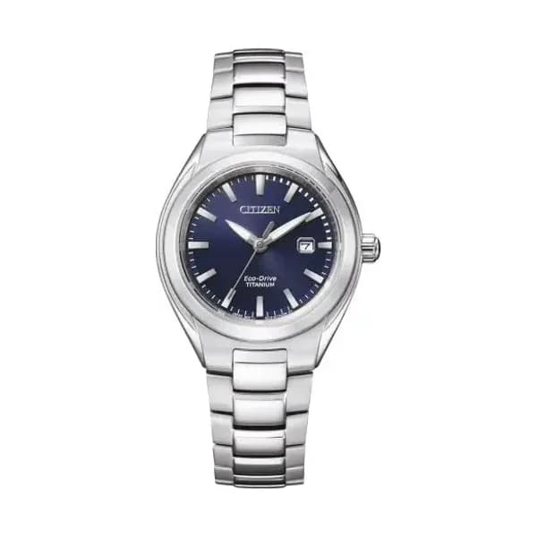 Citizen Montre Citizen Super Titanium Ladies Eco-drive Cadran Bleu