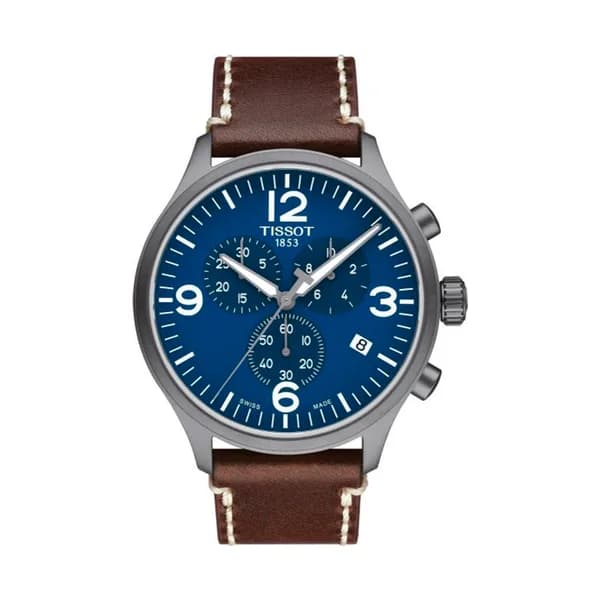 Tissot Montre Tissot en Cuir Marron