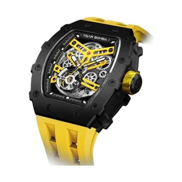 Tsar Bomba Montre Tsar Bomba - Elemental Series - Automatique - Jaune - TB8208A05