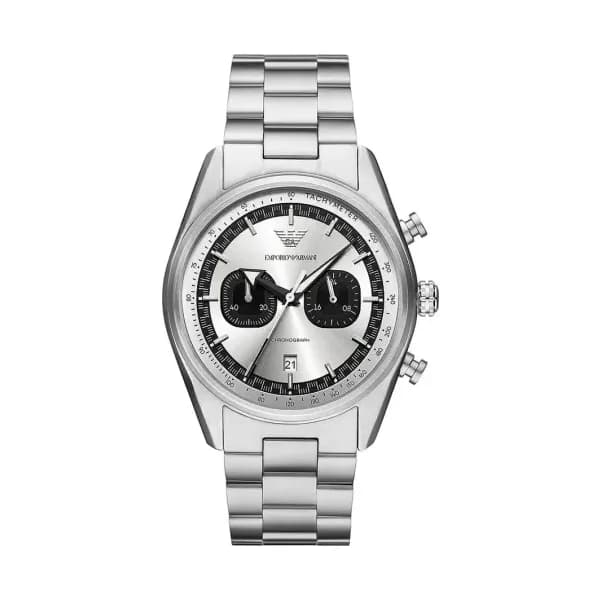 Emporio Armani Montre quartz Homme Emporio Armani Argenté, Noir