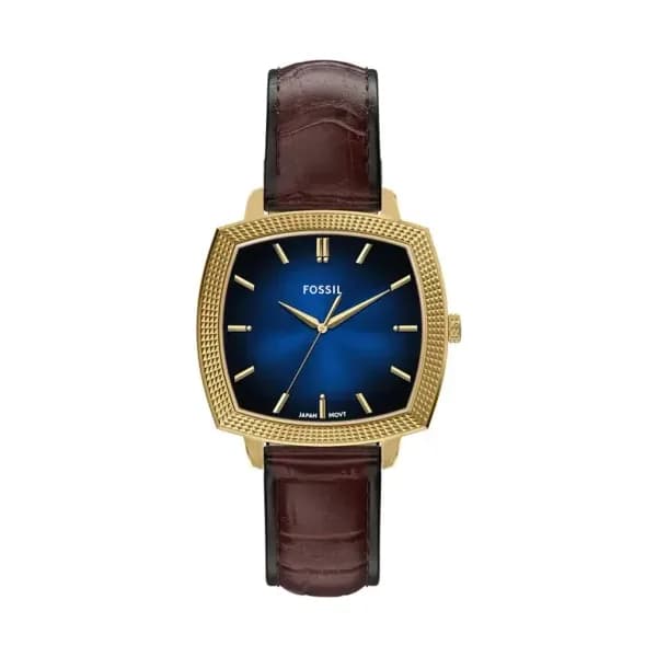 Fossil Montre quartz Homme Machine luxe Bleu