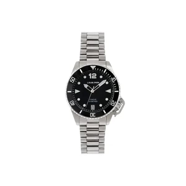 Louis Pion Montre quartz Homme Marin Noir