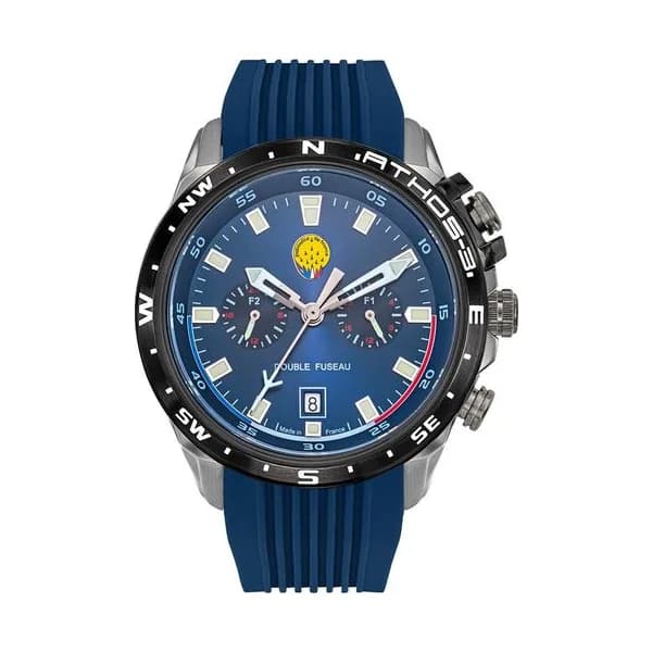 Patrouille de France Montre Patrouille de France Collection Athos 3 en Silicone Bleu