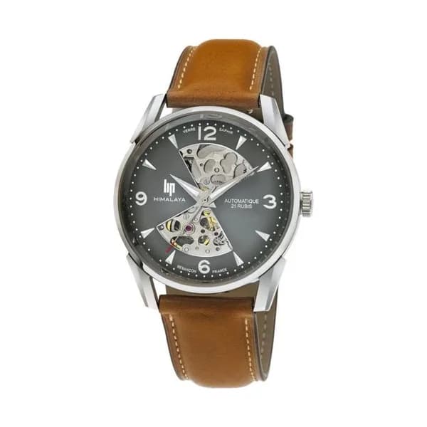 Lip Montre Lip Himalaya - Homme - cadran Gris- 40 mm - Acier inoxydable - 671572