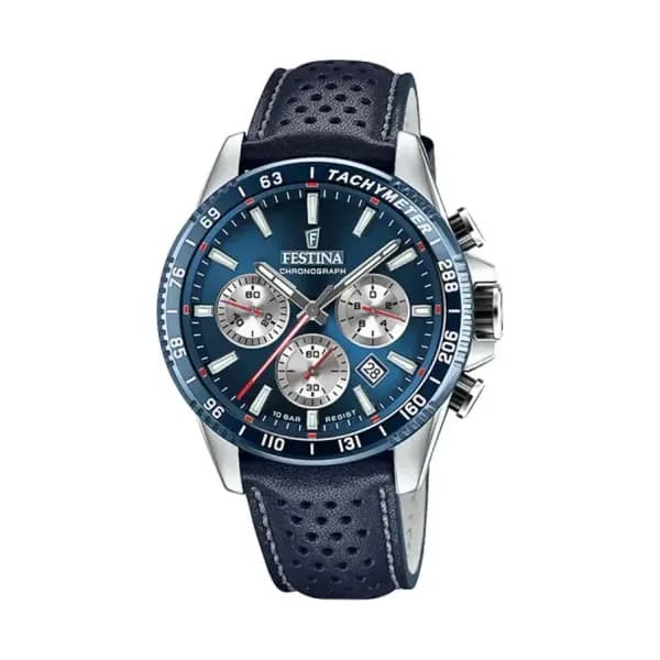 Festina Montre Analogique Homme Festina Cuir Bleu F20561/2