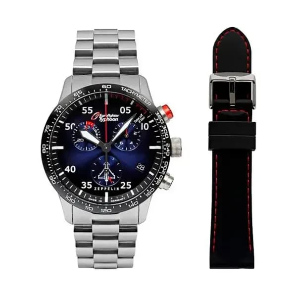 Zeppelin Montre Eurofighter Typhoon Chronograph 7298M-3_SET