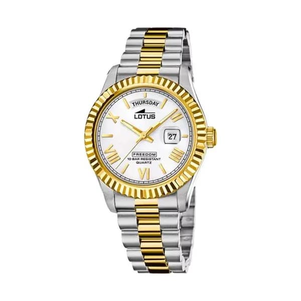 Lotus Montres Montre Lotus en Acier et PVD Bicolore