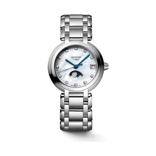 Longines Montre Longines elegant collection 25.50 mm Automatique Cadran Blanc mat Bracelet Acier