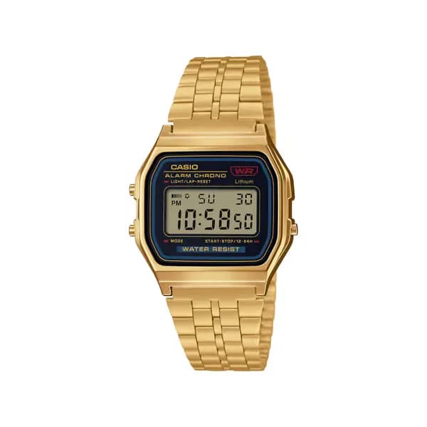 Casio Montre Digital Homme Casio Acier Jaune A159WGEA-1EF