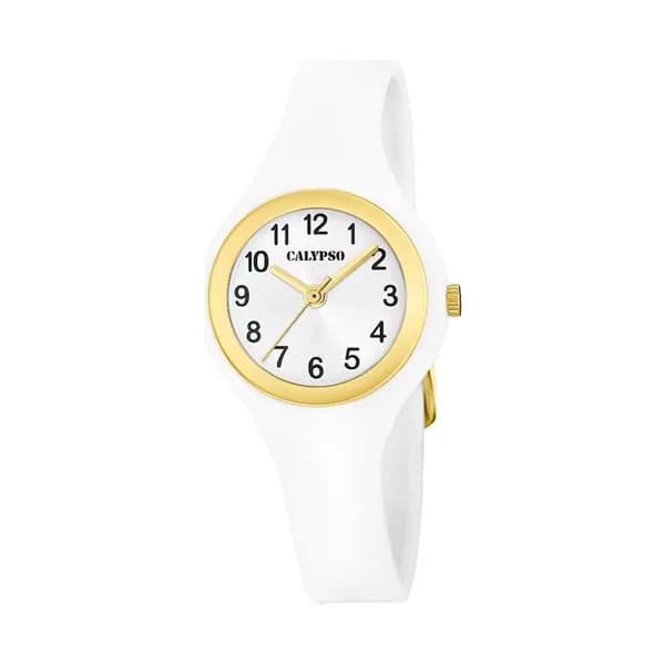Calypso Montre Calypso en Caoutchouc Blanc
