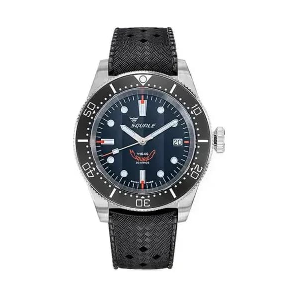 Squale Montre 1545 Black Rubber 1545BKBKC.HT