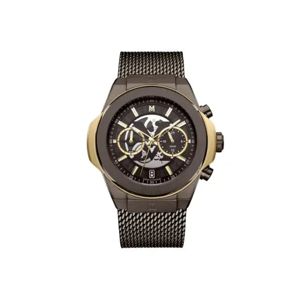 Montignac Montre Montignac Round Chrono Marron