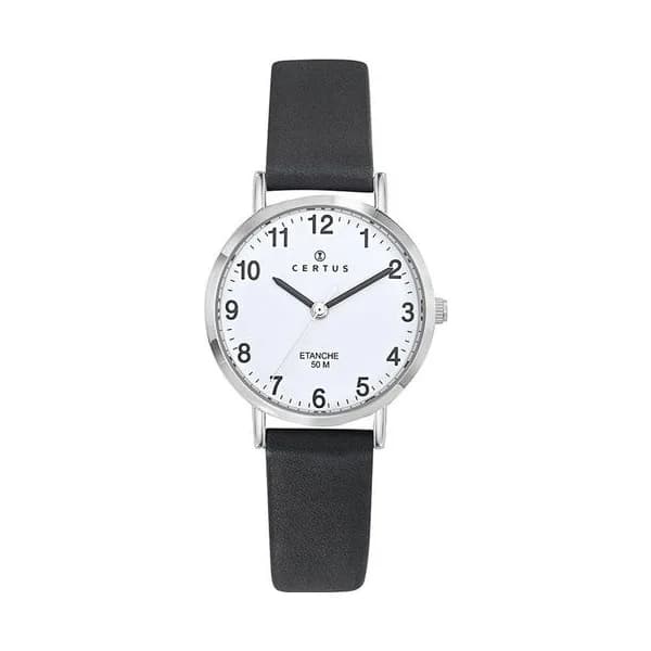 Certus Montre Certus en Cuir Noir