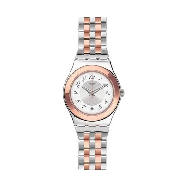 Swatch Montre Swatch Collection Midimix en Acier et PVD Bicolore