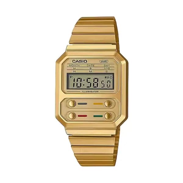 Casio Montre CASIO BASIC VINTAGE en Acier Jaune