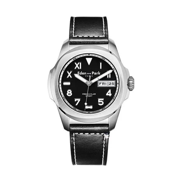 Eden Park Montre Eden Park Collection Sport en Cuir Noir