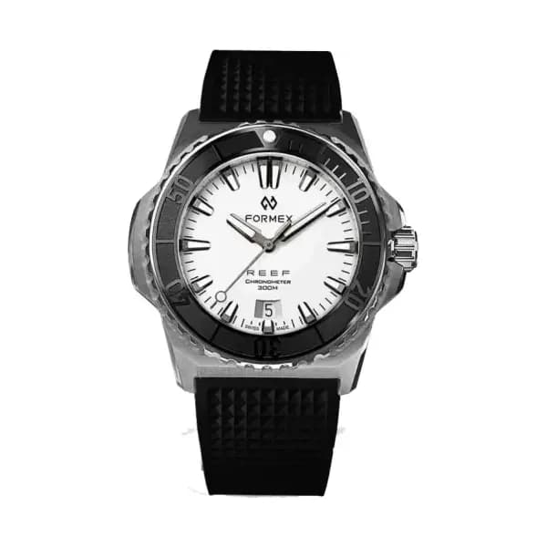 Formex Montre Reef 39.5 mm Automatic White dial COSC 300M 2201.1.6311