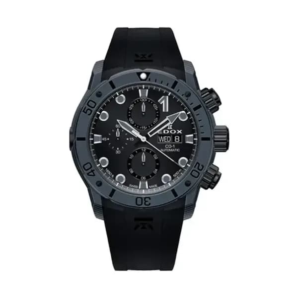Edox Montre CO-1 Chronograph automatic 01125-CLNGN-NING