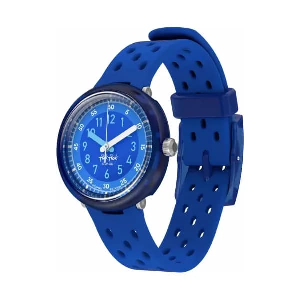 Flik Flak Montre Enfant Bubbly hours Bleu